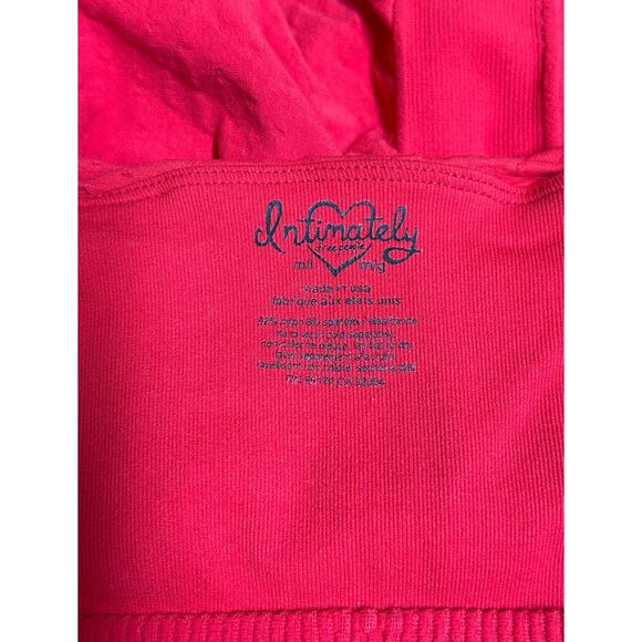 Free People Intimately Ruched Bodycon Dress size M/L Red E72 - Picture 9 of 12